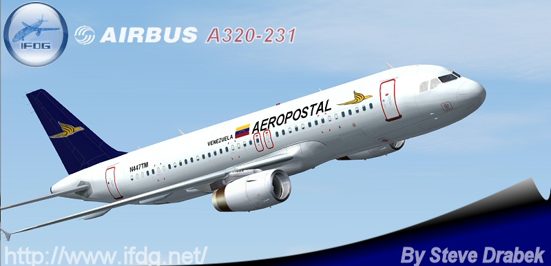 Ifdg Airbus A320 Aeropostal For Fs2002/2004 Ifdg Is Proud To Present The Airbus A320
