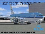 Boeing 777-200Er Mr Mkiii Klm Ph-Bqc Chichen-Itza Meljet Boeing 777-200Er For Fs2002 Versi — 1
