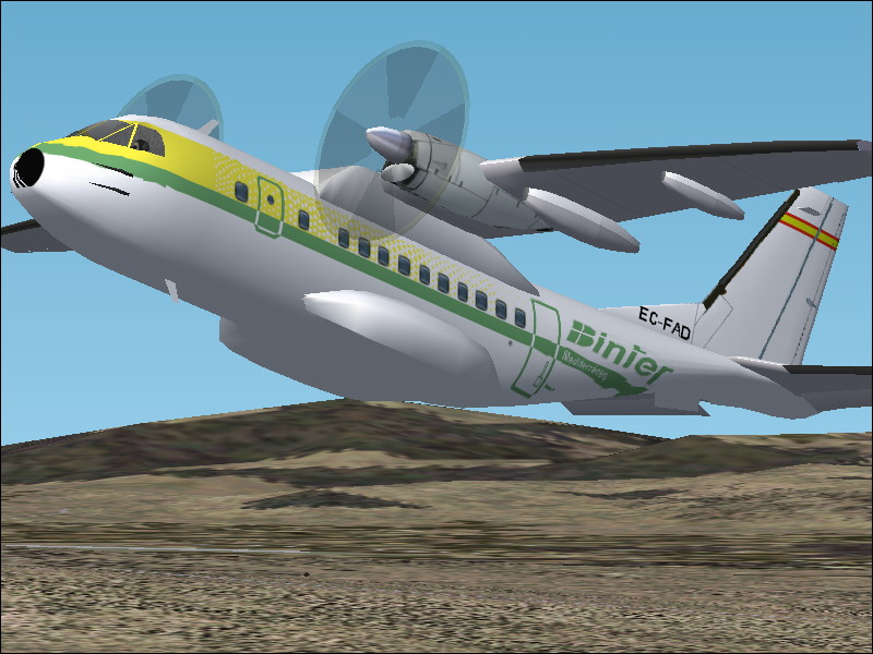 Fs2002 Cn-235 Binter Mediterraneo Model By: Omc99, Textures Repaint By Alejandro Hurtado B