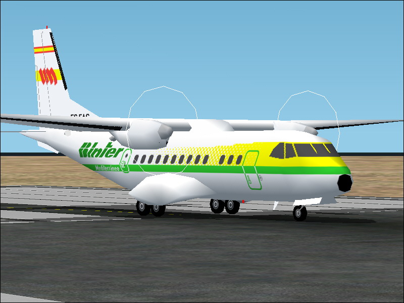 Fs2002 Cn-235 Binter Mediterraneo Model By: Omc99, Textures Repaint By Alejandro Hurtado B