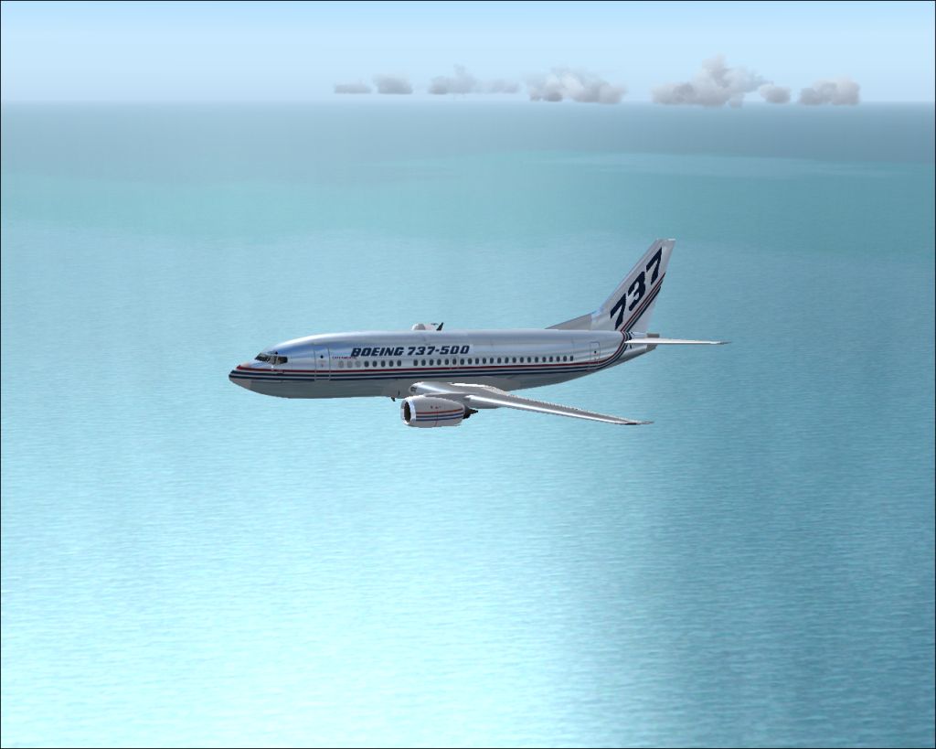 Textures Repaint Of The Ffx 737-500 In Boeing Roll Out Colors