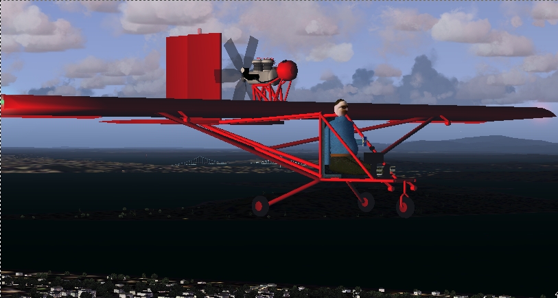 Fs2004 Cricket-E Ultralight This Ultralight Is My First Real Project On Fsds V2.24