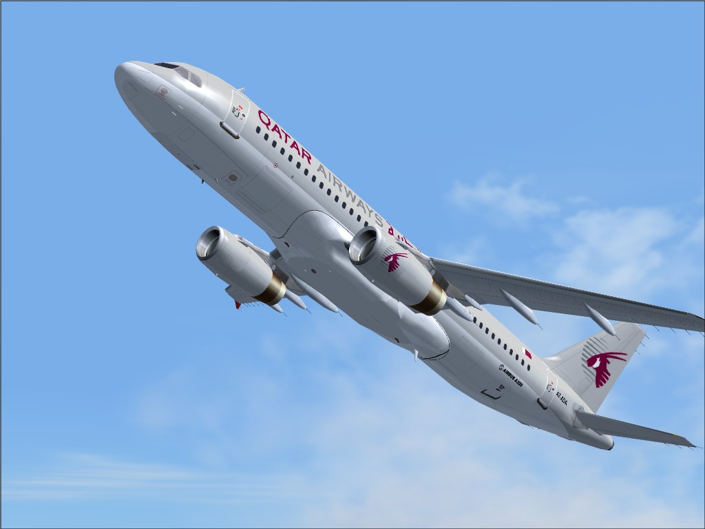 Qatar Airways A320 -Ifdg Airbus A320 (Livery)- Ifdg Is Proud To Present The Airbus A320