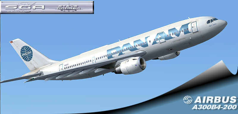 Fs2004 Pan Am Airbus A300B4-200