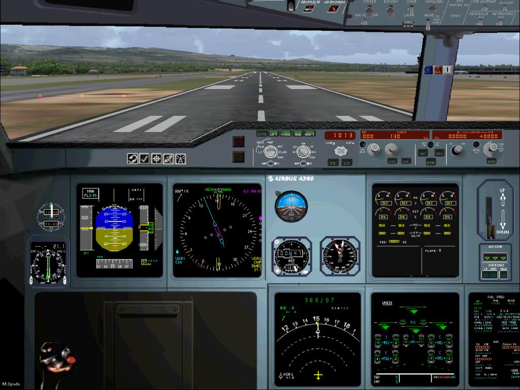 Airbus A-380 Panel For Fs2004 Made By Marco Spada