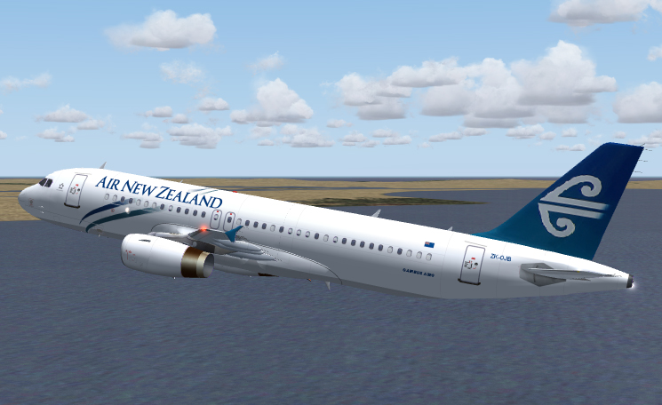 Ifdg Airbus A320 Air New Zealand- Description By Pedro Oliveria - This Aircraft Is Made By