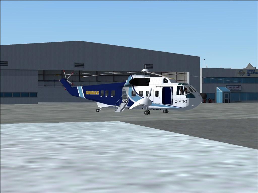 Fs2004 Sikorsky S-61N Cougar Helicopters