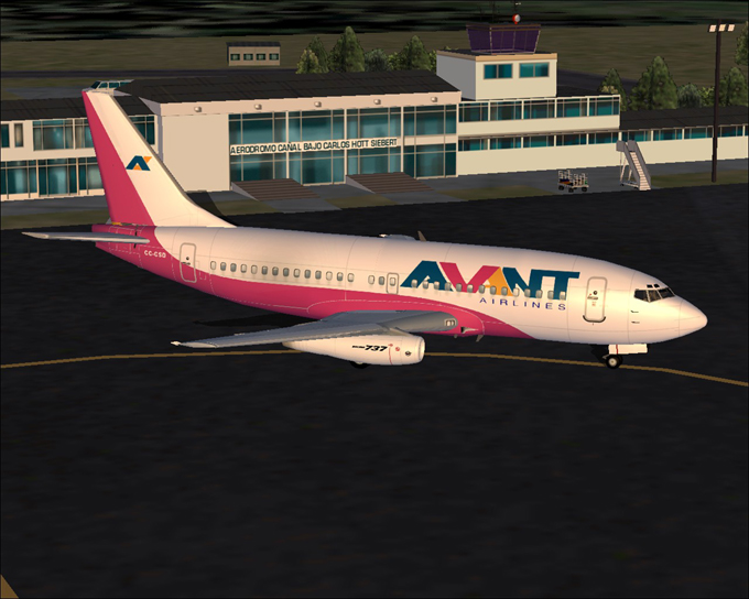 Fs2002 Aircraft Avant Boeing 737-200 By Flightfx Repaint Boeing 737-200 Avant Airlines Pai