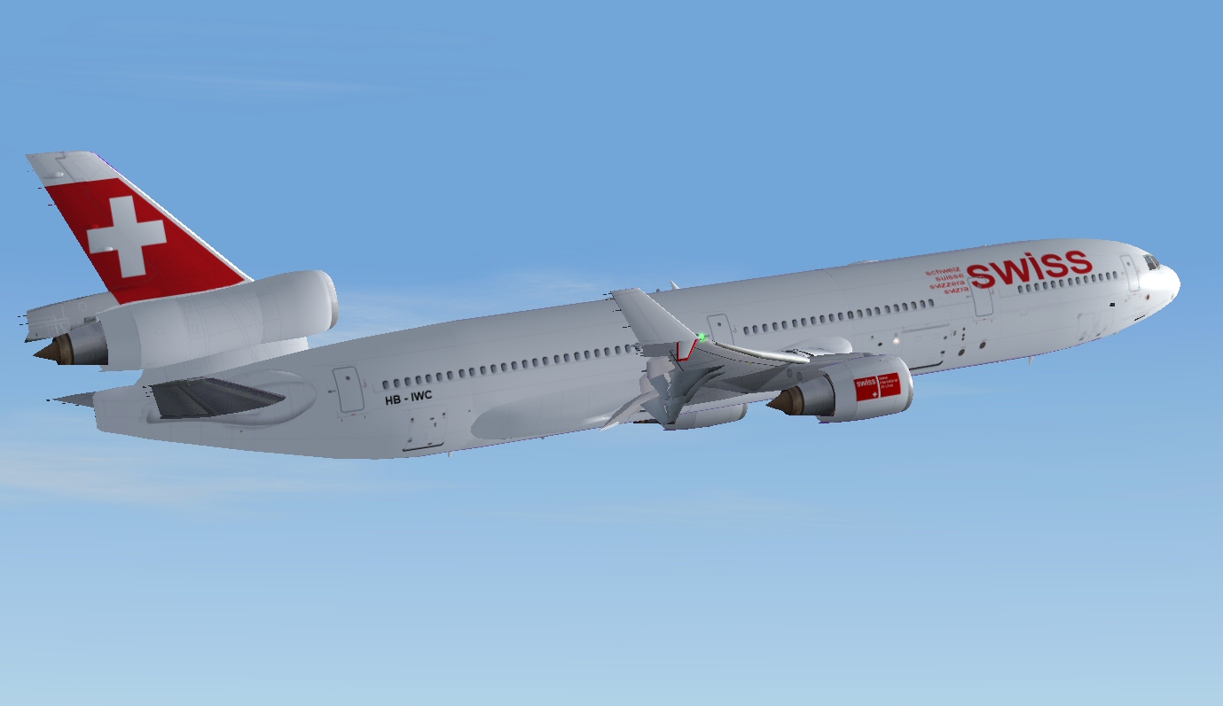 Ifdg Md-11 Swiss Hb-Iwc Ifdg Mcdonnell Douglas Md-11 The Aircraft Model Includes Most Of T