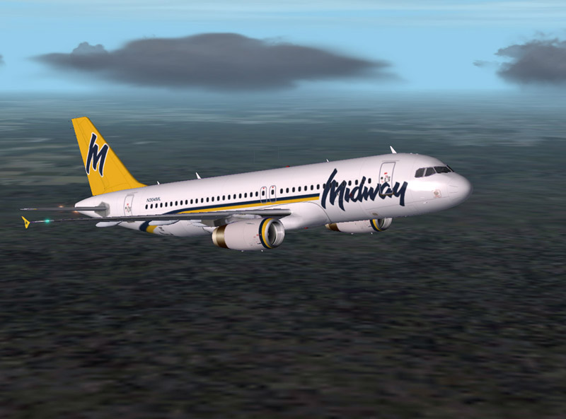 Fs2004 -Ifdg Airbus A320-200 Midway Model By Albaro Villegas And Ric Barker