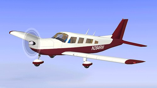 Fs2004 Piper Cherokee Six-300 The Pa-32 Series Began Life As The Cherokee Six, A Significa