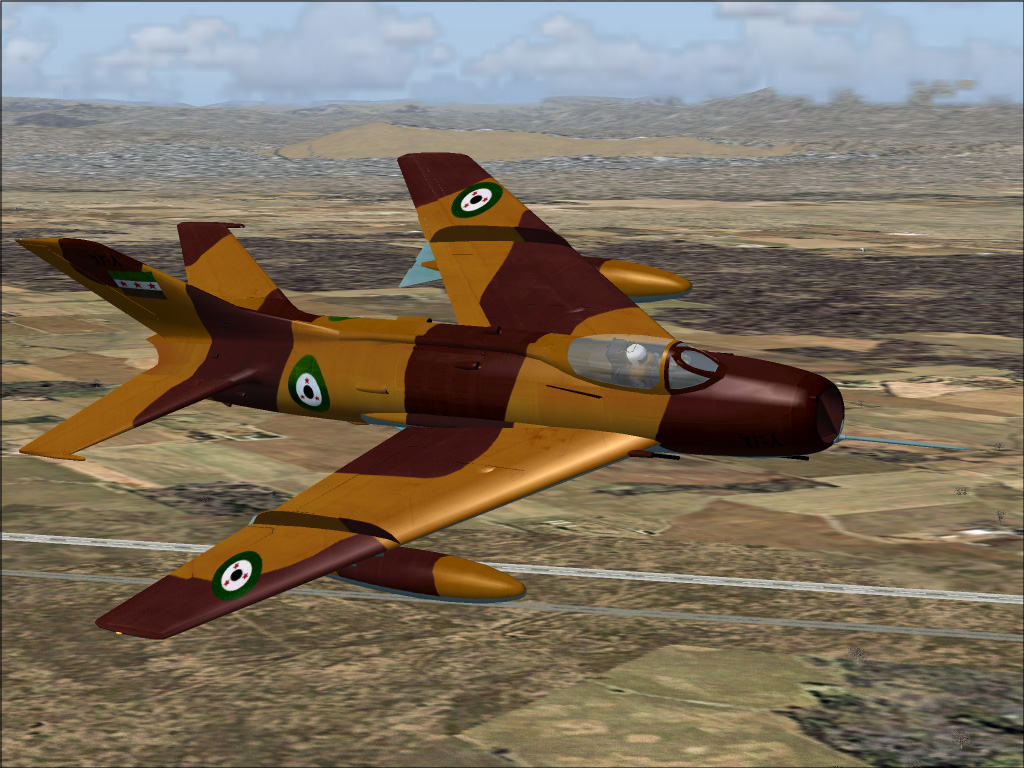 For Fs2004 Mig-19S Textures - Syrian Air Force These Textures Represent An Mig-19S Of The