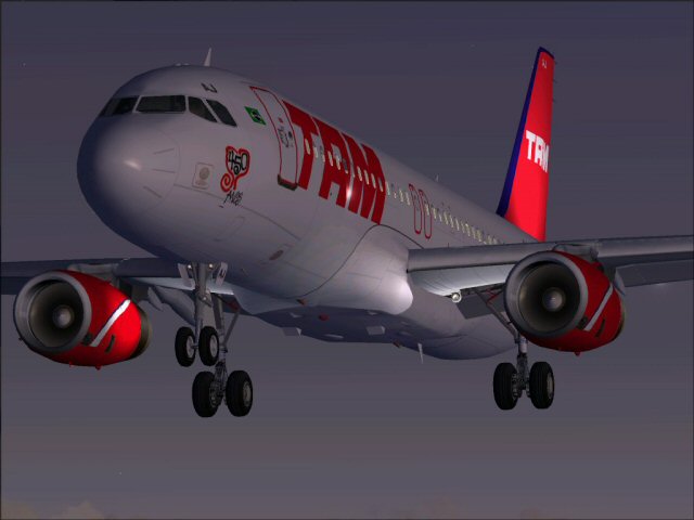 Fs 2004 Tam Airbus A320-232 Registration Pr-Maj, In Two Configurations, With A Tribute To