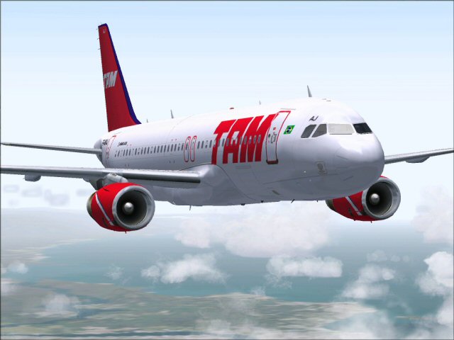 Fs 2004 Tam Airbus A320-232 Registration Pr-Maj, In Two Configurations, With A Tribute To