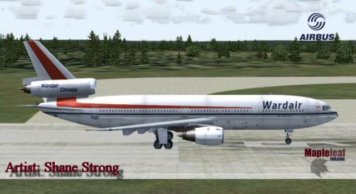Fs2004 Dc-10-30 Wardair Textured By Shane Strong Maple Leaf Imaging Http://Strong.eastlink