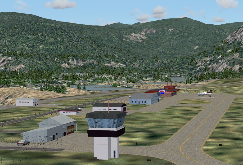 Fs2004 Scenery Castlegar British Columbia — 1
