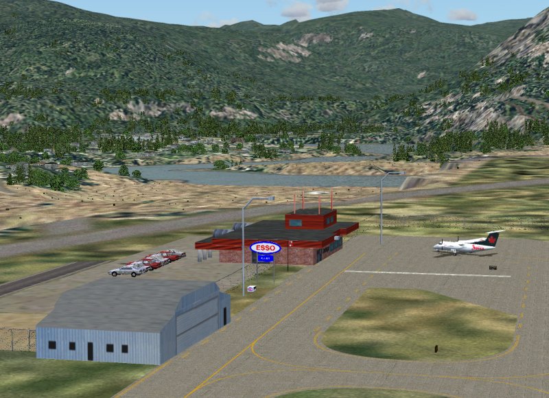 Fs2004 Scenery Castlegar British Columbia