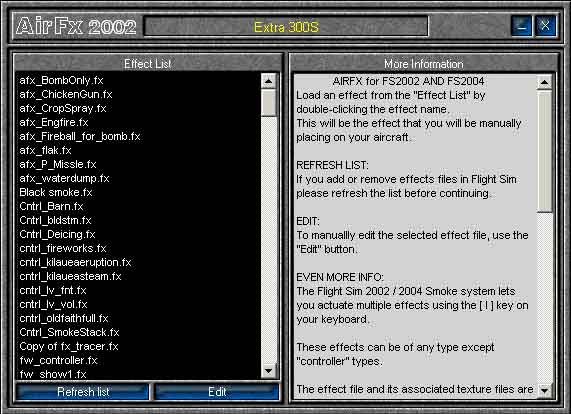 Shareware Airfx Smoke System Effects Placement Wizard.easily Add Any Effects To Your Fs200