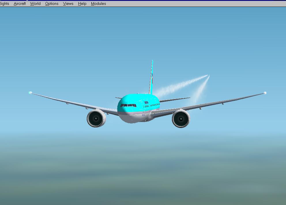 This Is A Korean Ai Boeing 777-200Er That Will Work In Fs2002 Aswell
