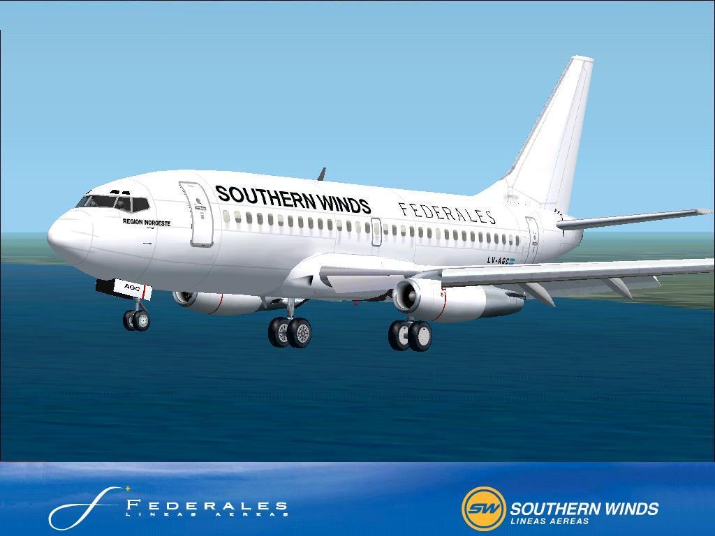 Fs2002/2004 Ffx 737-241 Southern Winds Airlines This Is The Boeing 737-241 Lv-Agc (Cn 2274