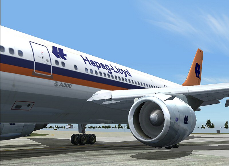 Fs2004 Federal Hapag-Lloyd A300B4-200