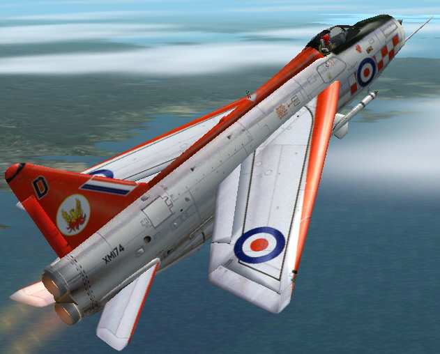 Fs2002/Fs2004 English Electric Lightning F