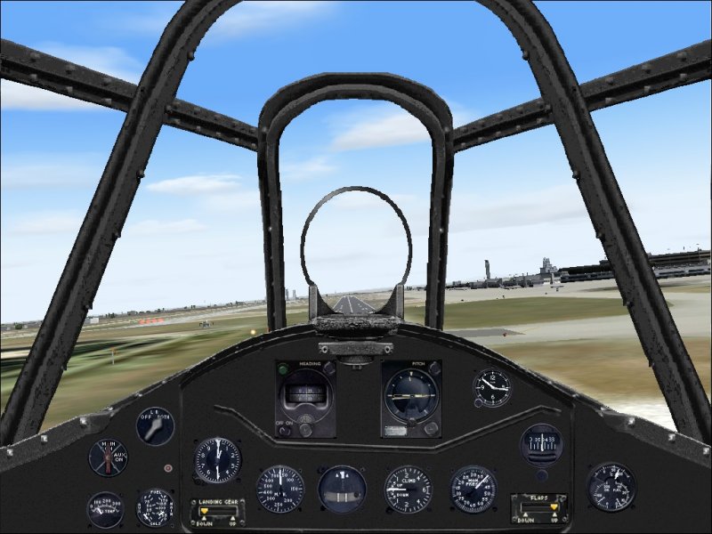 Fs2004 F4F3 Wildcat: Textures Remapped,Textured,Painted & New Panel By The Digital Aircraf