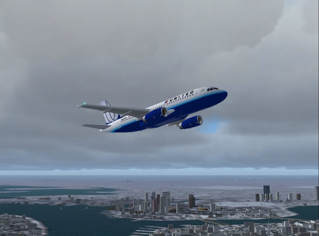 Fs Painters Airbus A319 In United Airlines Brand-New Livery, For Ai Traffic, And Painted W