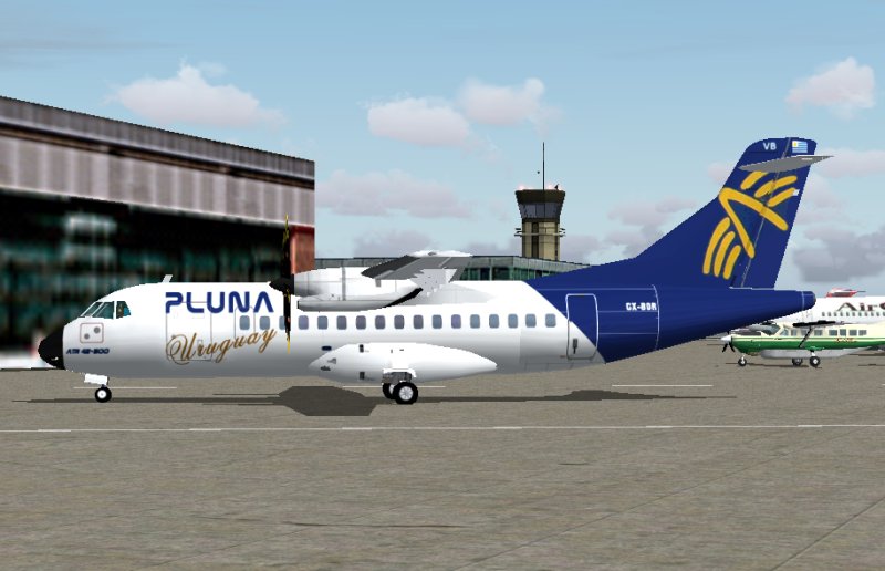 Fs2004 Atr42-500 To Uruguaian Pluna Airlines Current Livery