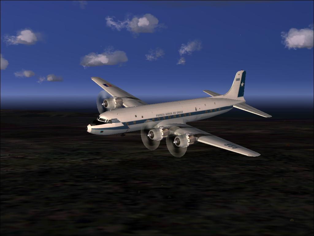 Chile Dc-6B Lan Y Fach Two Paint Schemes Of The Douglas Dc-6B Used For Línea Aérea Naciona