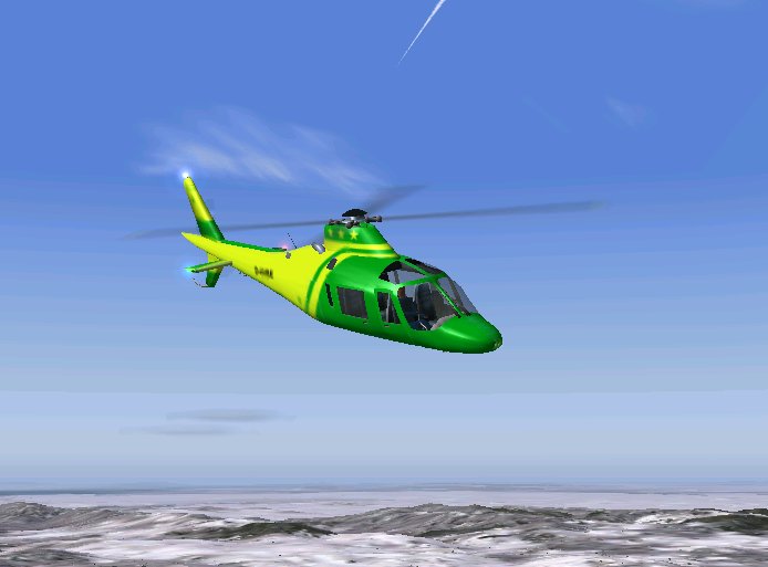 Fs2004 Agusta 109 - Version 2 This Model Was Manufactured With Fsds 2