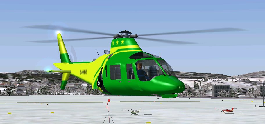 Fs2004 Agusta 109 - Version 2 This Model Was Manufactured With Fsds 2