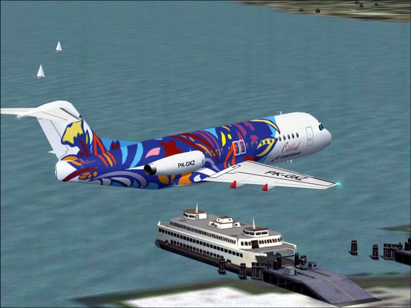This Is My Repaint Of Citilink Garuda Indonesia Fokker 28