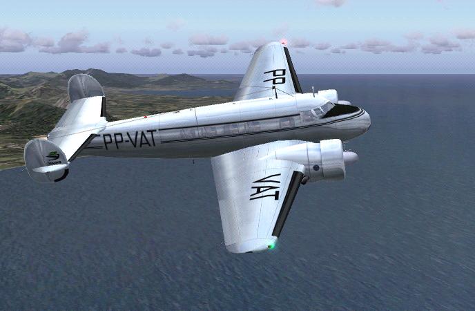 Fs2004 Varig Lockheed Electra L10A Pp-Vat Varig Lockheed 10A Electra — 1