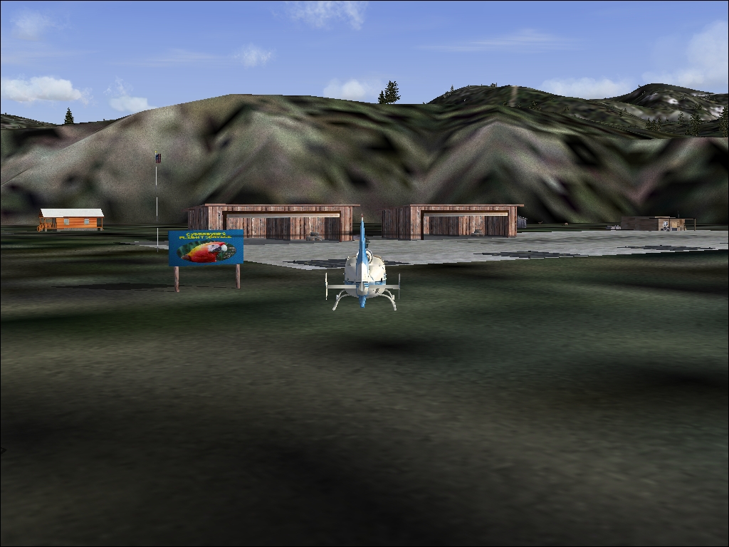 Fs2002 & Fs2004 Scenery - Little Helicopter Oriented Flight Service In The Mt