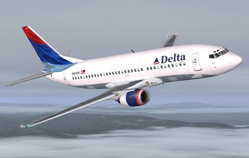 Delta New Colors 737-300 Textures For A Delta New Colors 737-300
