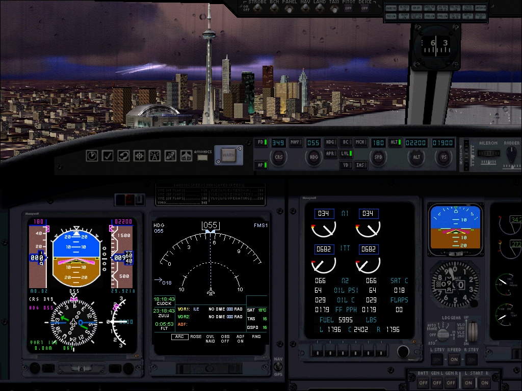 Fs2004 Regional Jet Panel V2
