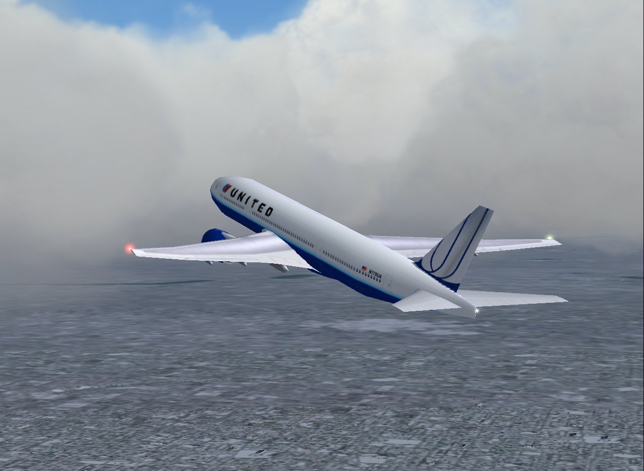 Fs Painters Boeing 777-200 In United Airlines Brand-New Livery, For Ai Traffic, And Painte