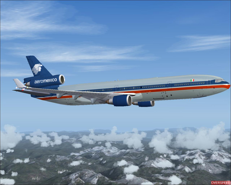 Ifdg Mcdonnell Douglas Md-11 Aeromexico Repaint By Andres Aguilar Glass