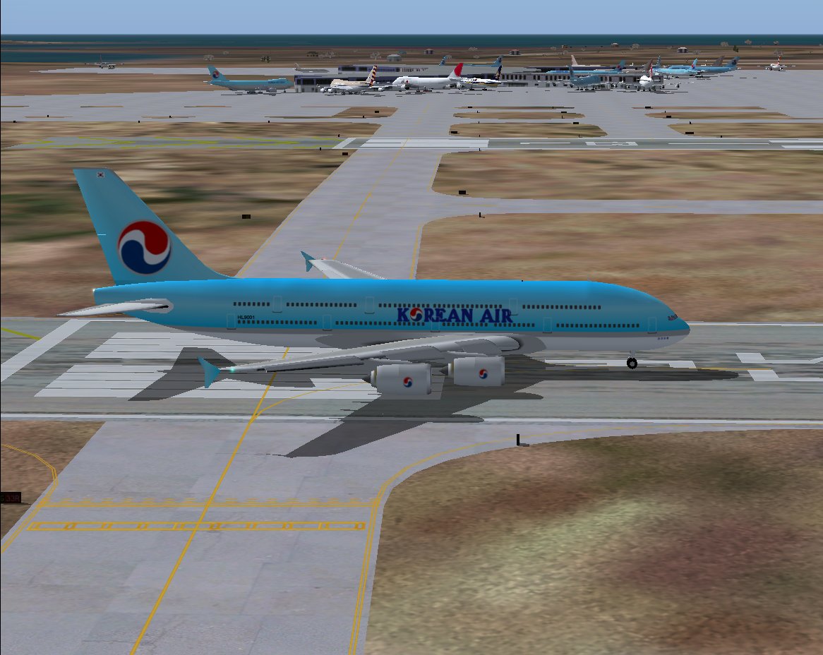 Mike Stones Excellent Airbus A380-100, In Korean Livery, Virtual Registration Hl9001