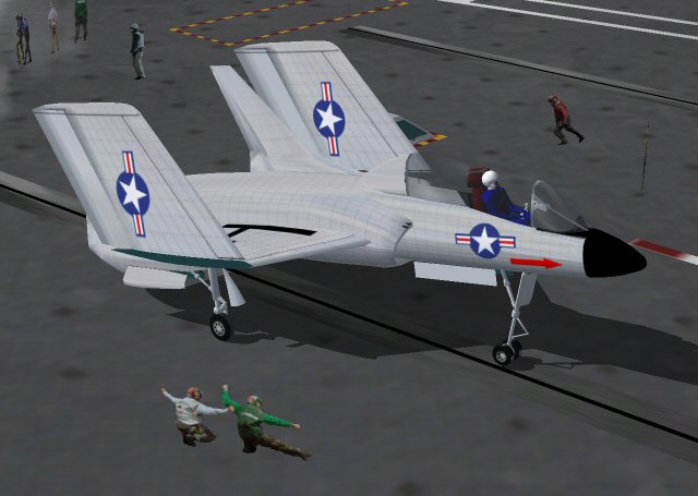Fs2004 Vought F7U-3 Cutlass This Fsdsv2 Project Is Based On J