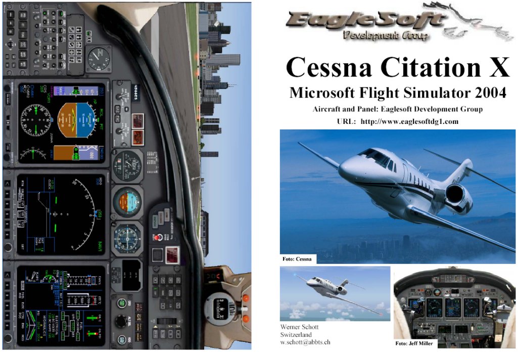 Fs2004 Manual/Checklist Cessna Citation X