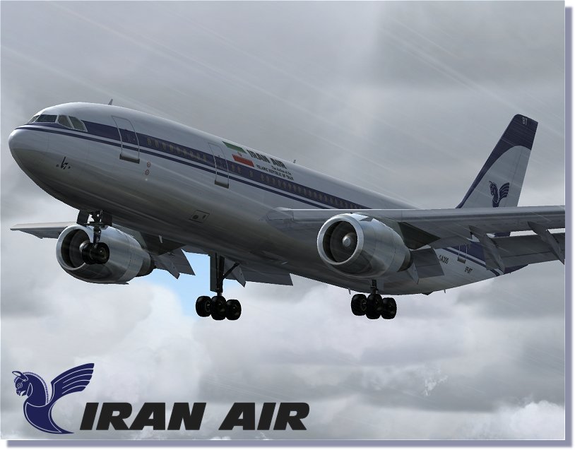 Sga Iran Air Old Colours Airbus A300B4-200 — 1