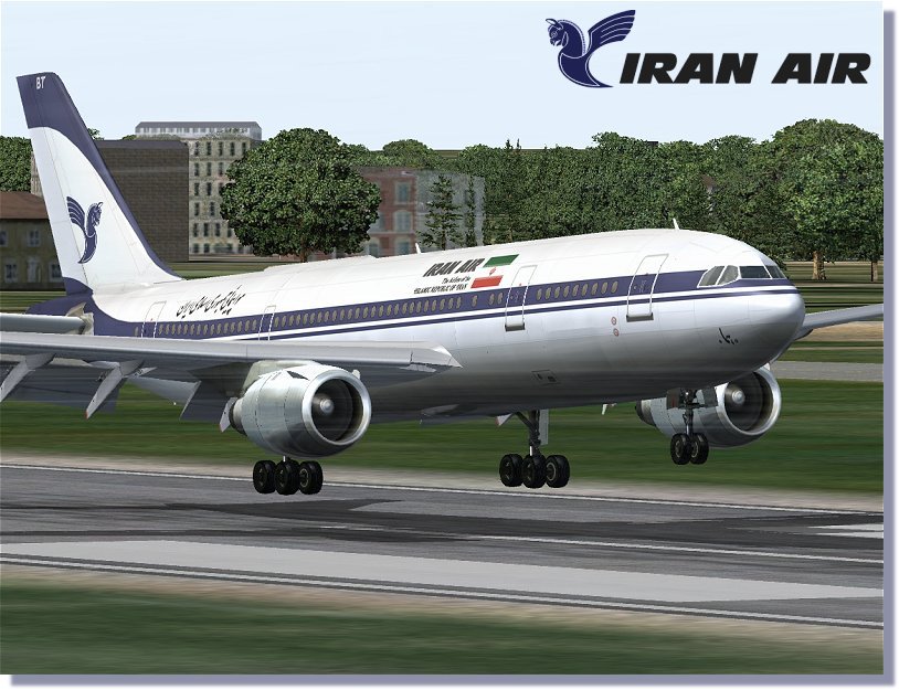 Sga Iran Air Old Colours Airbus A300B4-200
