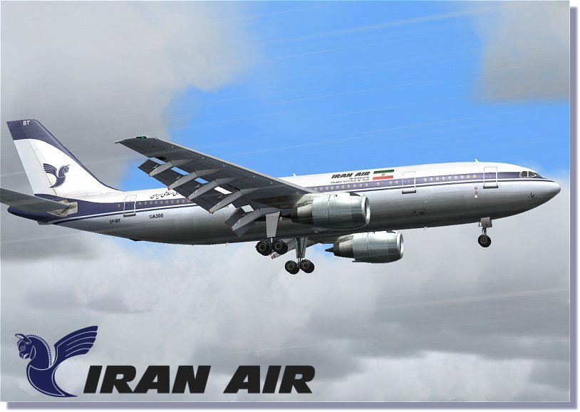 Sga Iran Air Old Colours Airbus A300B4-200