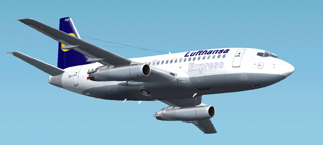 Lufthansa Express Boeing 737-200 This Is Repainted Textures Of Erick Cantus New Boeing 737