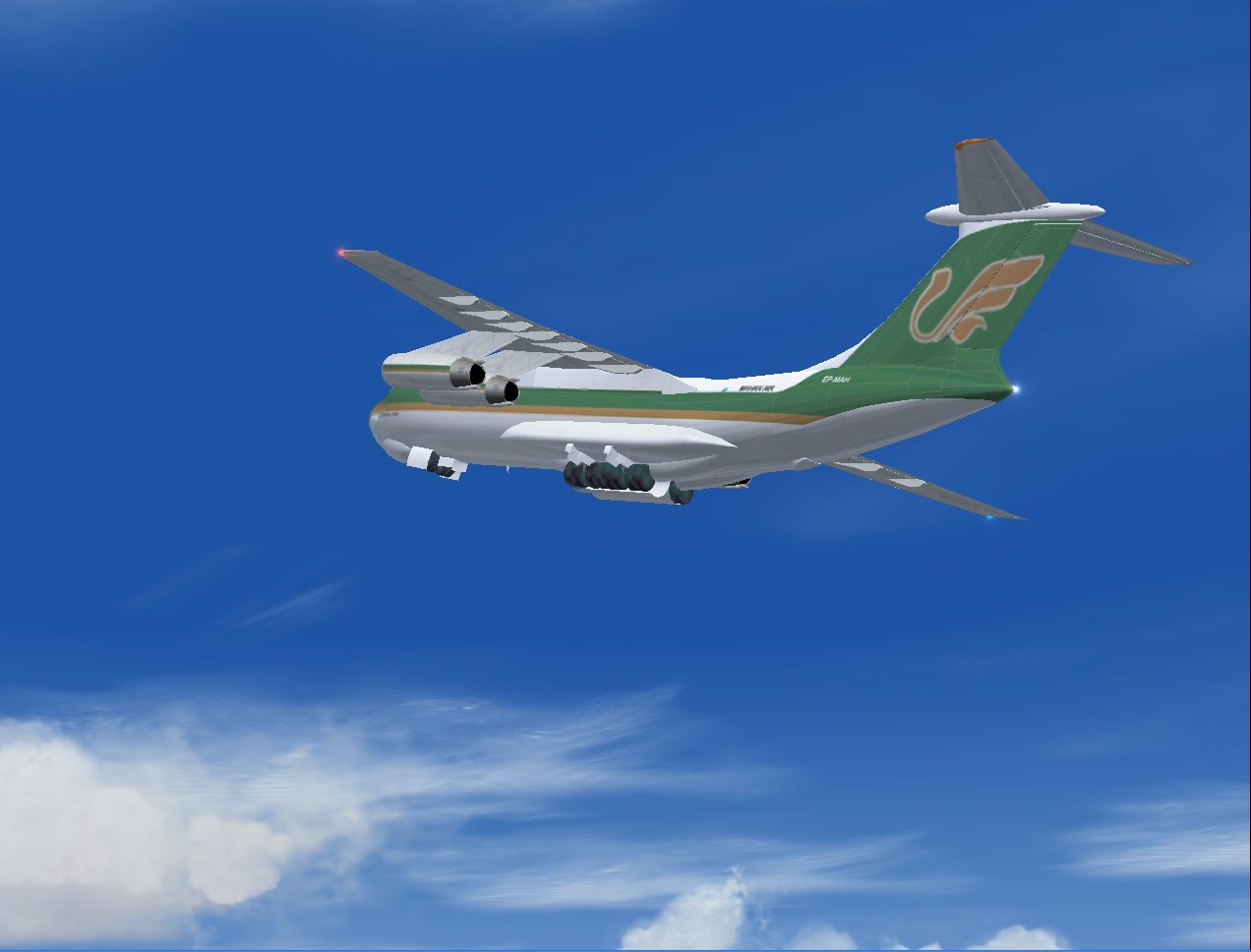 Ilyushin Il-76Td In Mahan Air Livery, Using Varnavskiy Sergey And Shetsev Sergeys Very Nic