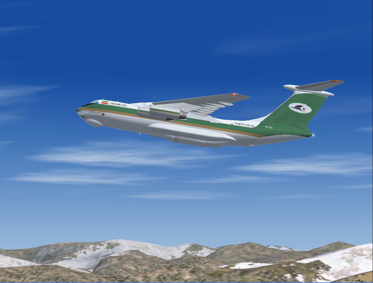 Ilyushin Il-76Td In Qeshm Air Livery, Using Varnavskiy Sergey And Shetsev Sergeys Very Nic