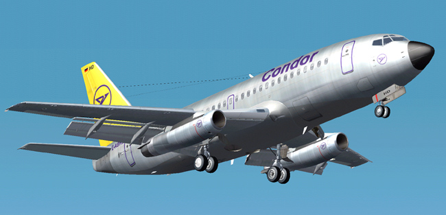Condor Boeing 737-200 This Is Repainted Textures Of Erick Cantus New Boeing 737-200 In The