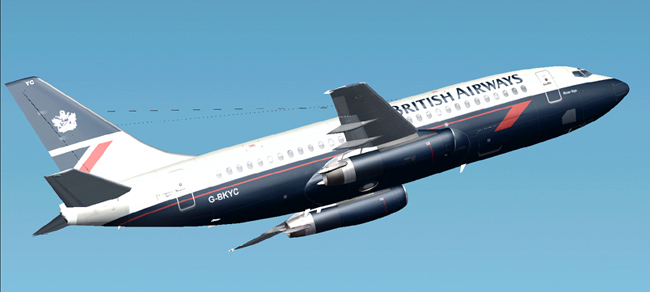 British Airways Boeing 737-200 This Is Repainted Textures Of Erick Cantus New Boeing 737-2